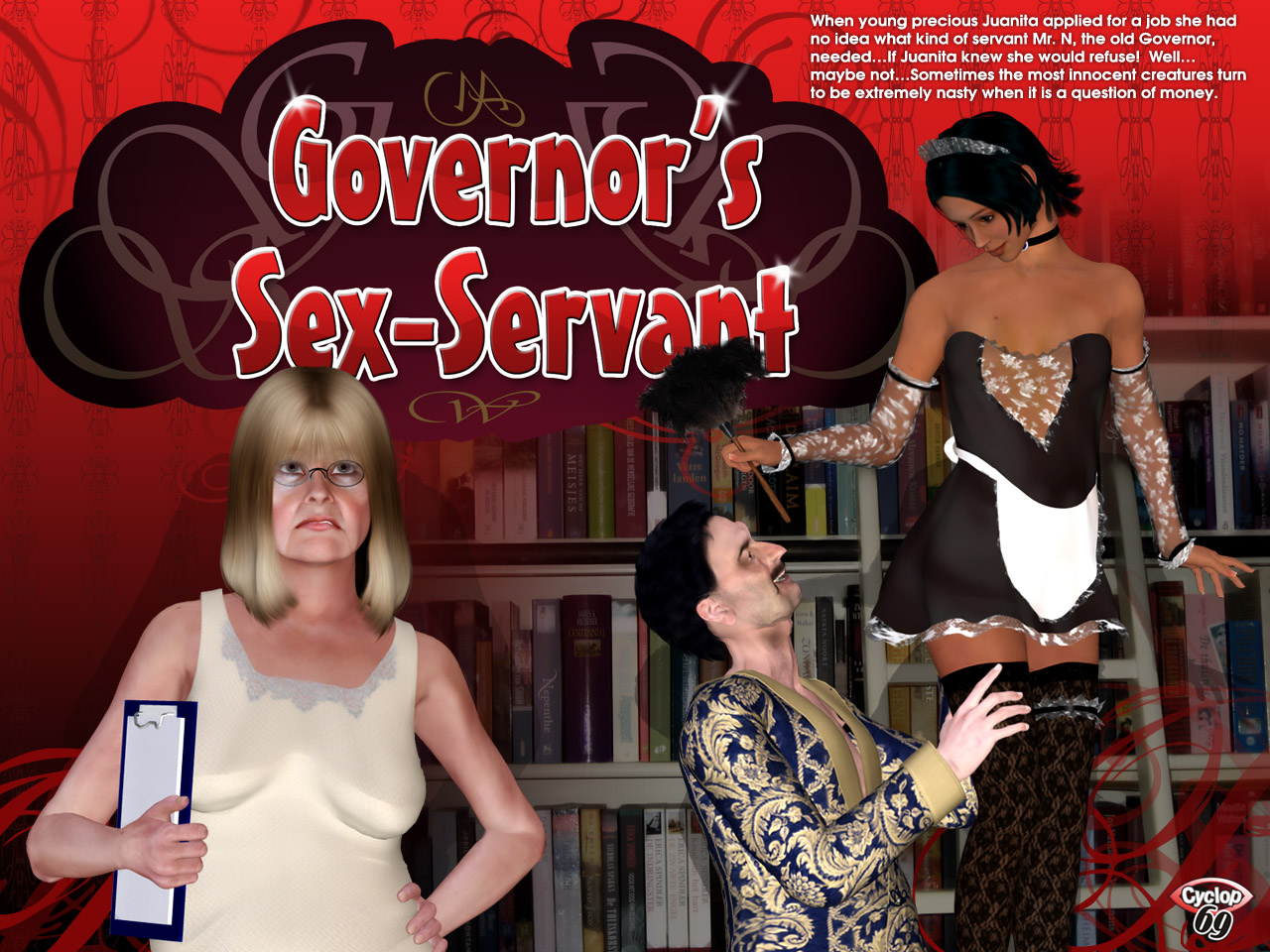[Cyclop69] Governor's Sex-Servant - part 01 3D Porn Comic
