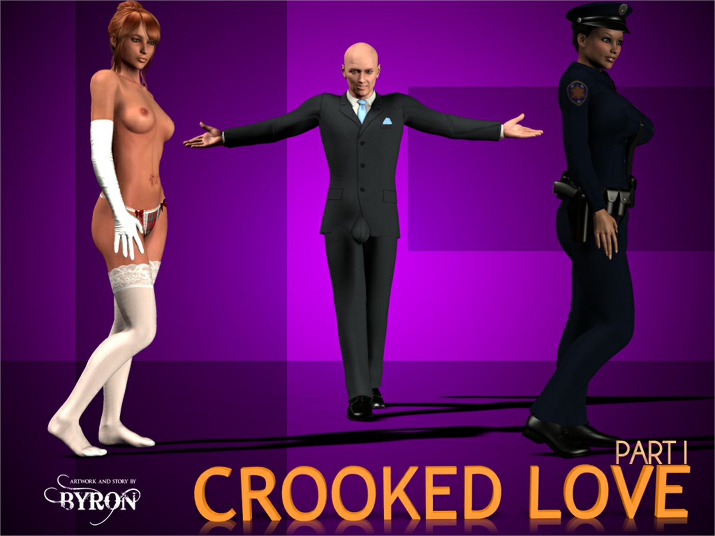Byron Crooked Love Part 1 3D Porn Comic