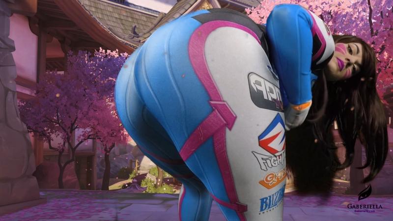 Gaberiella Overwatch Dva Sucks Your Cock Cosplay