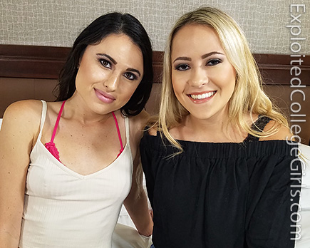 Becca and Cat Threeway