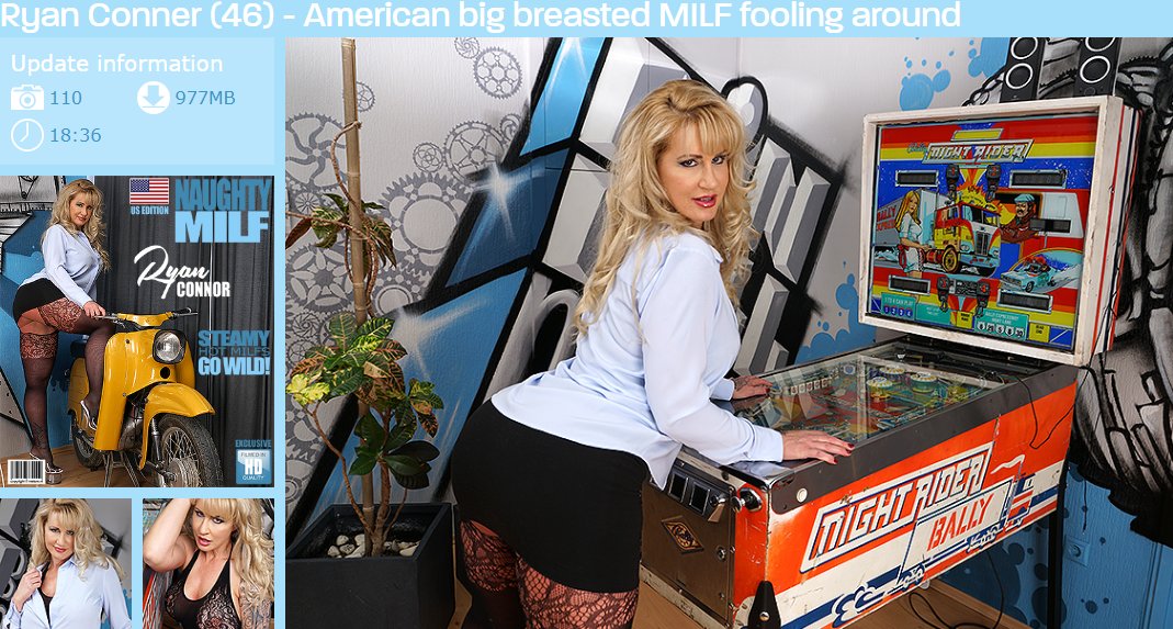 Ryan Conner  - American Big Breasted MILF Fooling Around