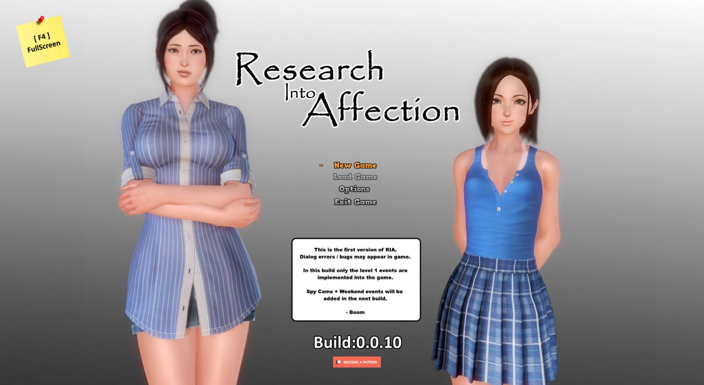 Research Into Affection