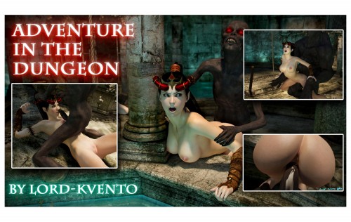 Lord Kvento - Adventure In The Dungeon 3D Porn Comic